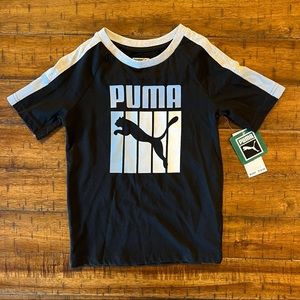 💥2/$20 Black Puma T-Shirt - Boy - NWT